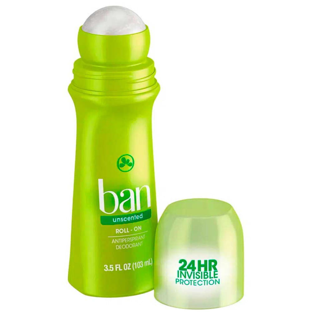 Desodorante Ban Unscented Sem Perfume Roll-on 103ml