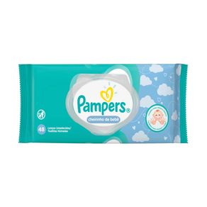 Lenços Umedecidos Pampers Cheirinho De Bebê 48 Unidades