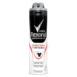 Desodorante Rexona Men Antibacterial Invisible Aerosol 150Ml