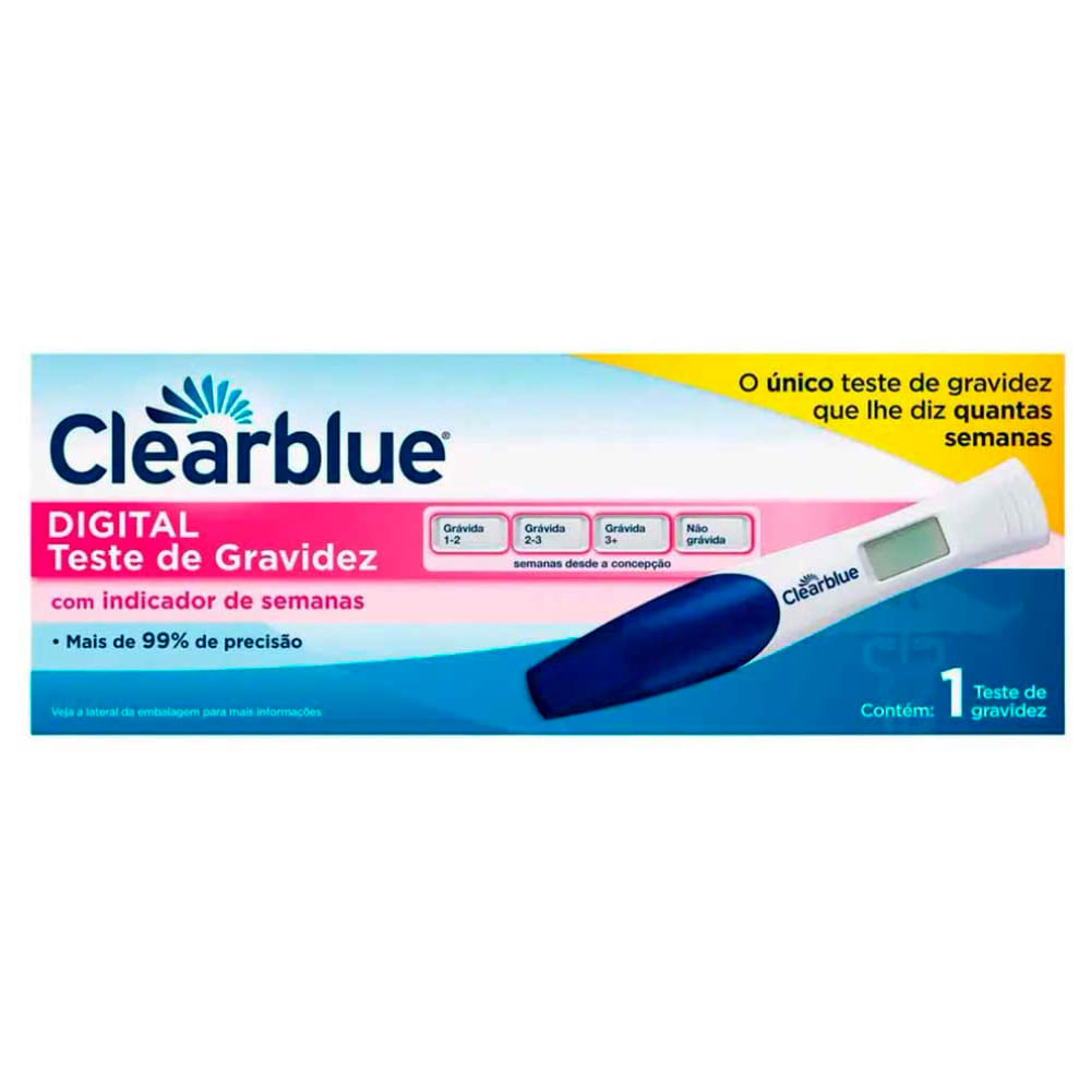Teste De Gravidez Clearblue Digital 1 Unidade