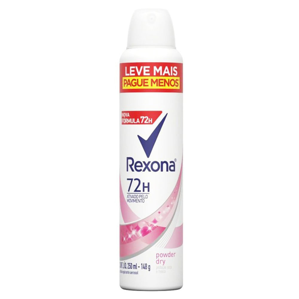 Desodorante Rexona Feminino Motionsense Powder Dry Aerosol 250ml