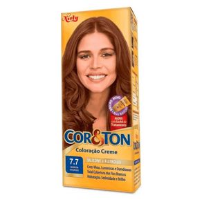 Tintura Cor&Ton N 7.7 Marrom Dourado 1 Kit