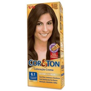Tintura Cor&Ton N 6.1 Louro Escuro Acinzentado 1 Kit