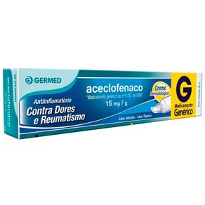 Aceclofenaco Creme Dermatológico 30G Germed