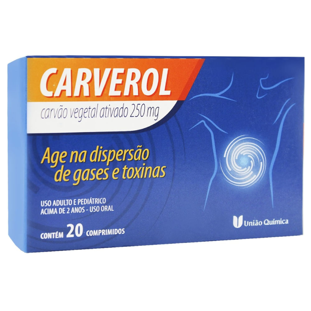 Carverol 250mg 20 Comprimidos