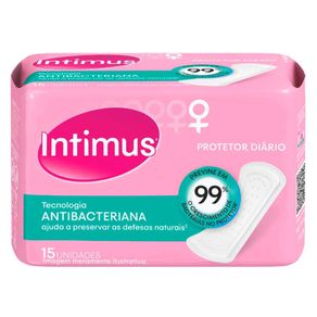 Absorvente Intimus Antibacteriana 15 Unidades