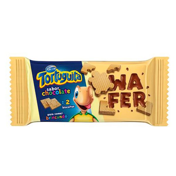 Biscoito Wafer Arcor Tortuguita Chocolate 85g