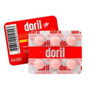 Doril 500Mg/30Mg 6 Comprimidos