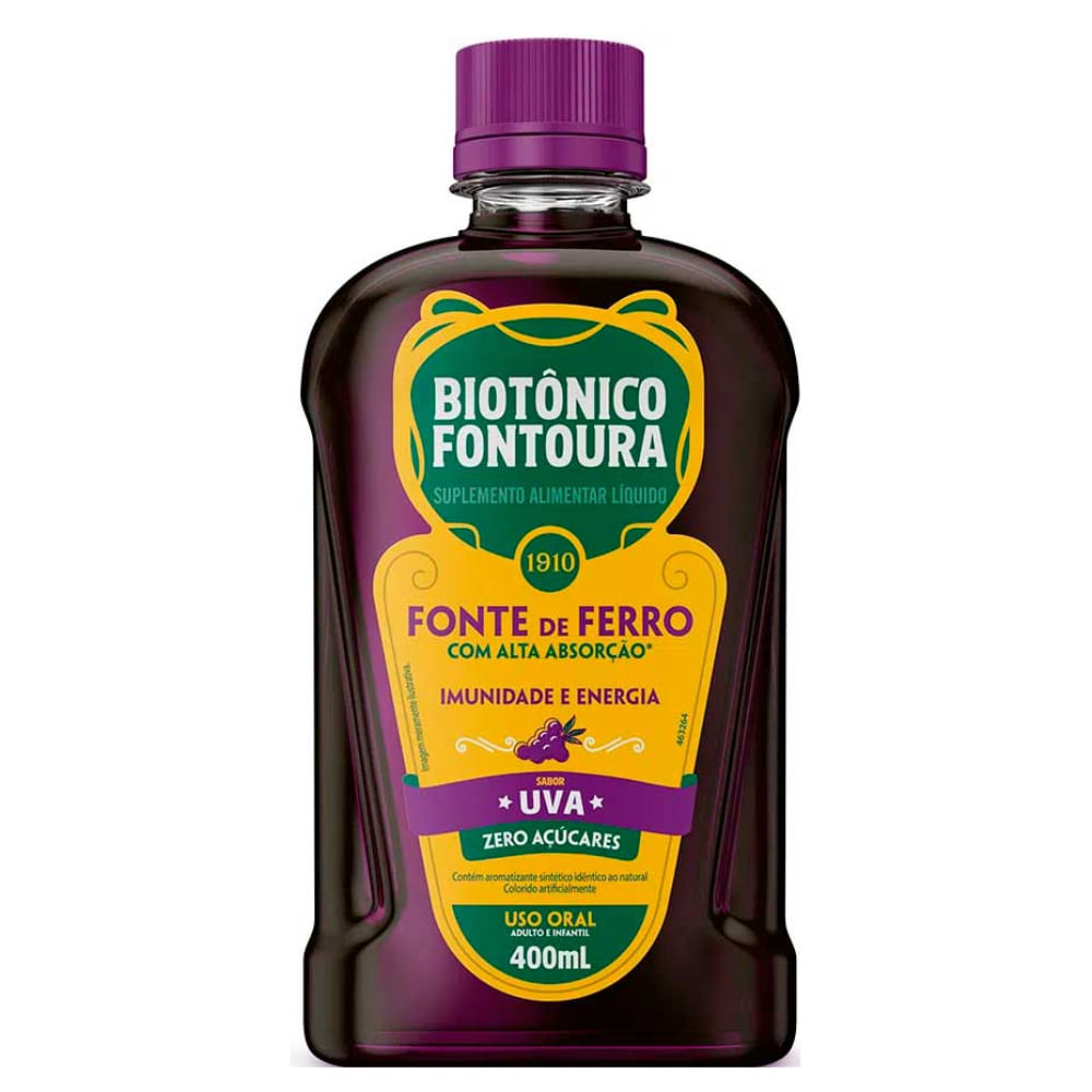 Biotônico Fontoura Uva 400ml