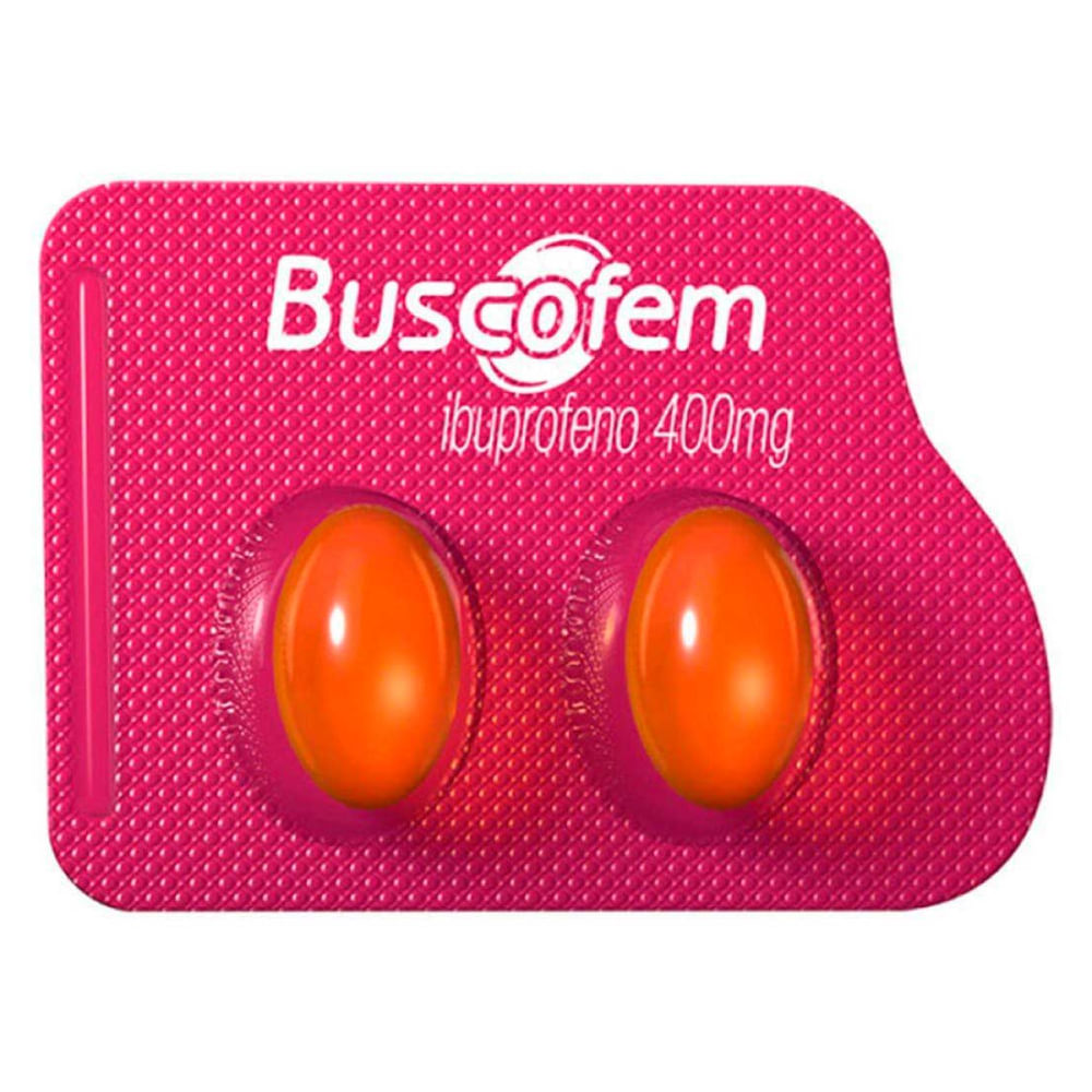 Buscofem 400mg 2 Cápsulas Moles