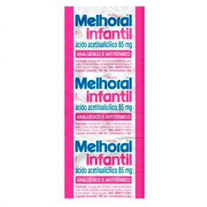 Melhoral Infantil 85Mg 8 Comprimidos
