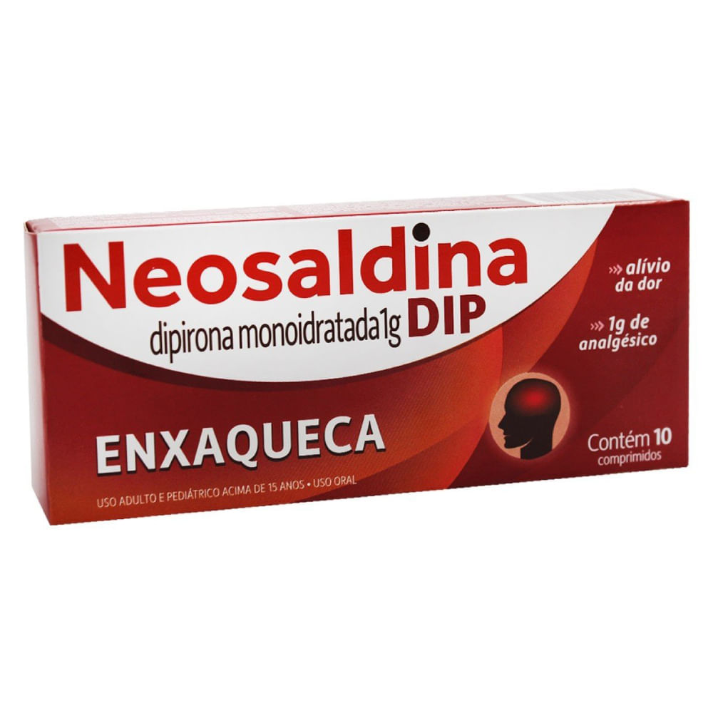Neosaldina Dip 1g 10 Comprimidos