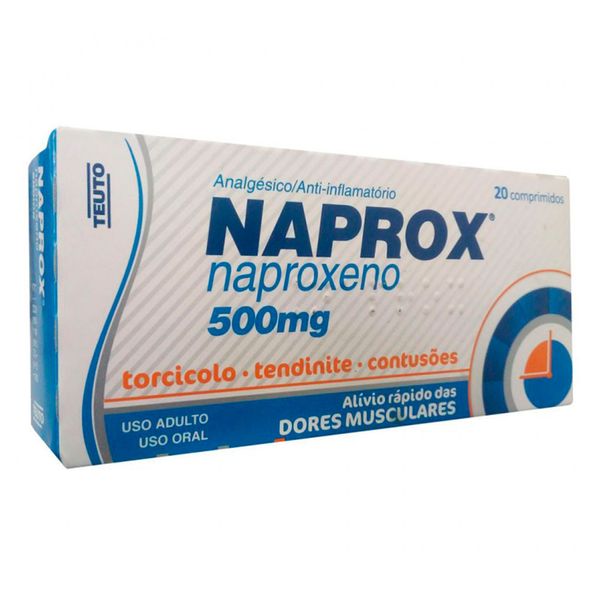 Naprox 500mg 20 Comprimidos