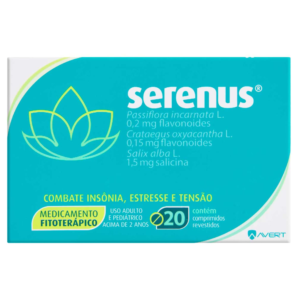 Serenus 20 Comprimidos Revestidos