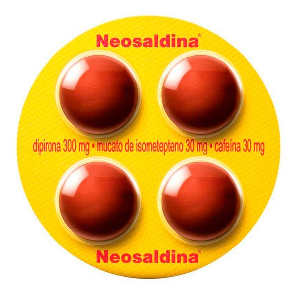Neosaldina 30mg 4 Comprimidos