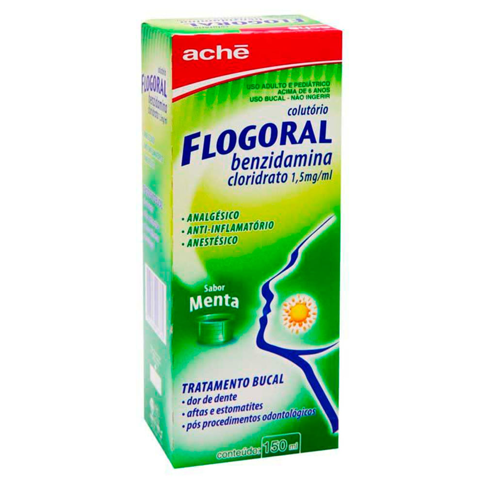 Flogoral Colutório Menta 150ml