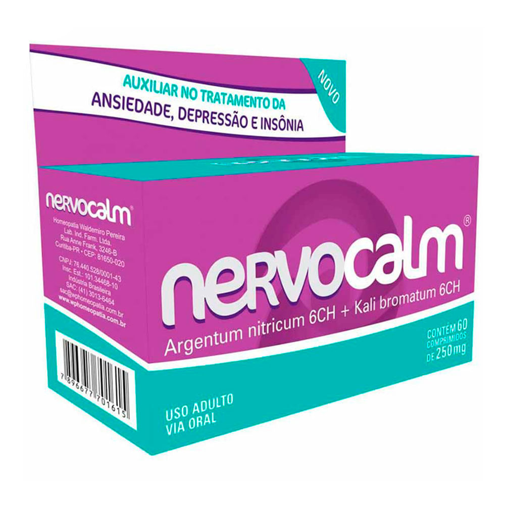 Nervocalm 250mg 60 Comprimidos
