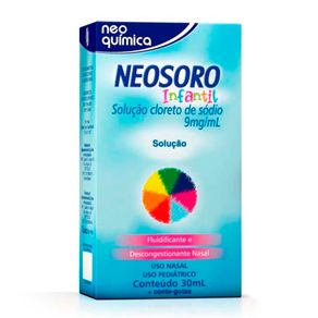 Neosoro Infantil Solução Nasal 30Ml