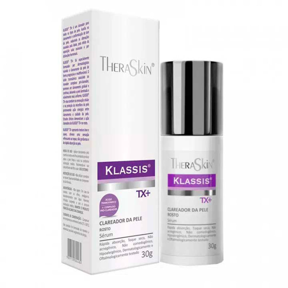 Clareador Facial Klassis Sérum Theraskin Tx+ 30g
