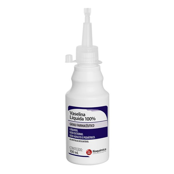 Vaselina Líquida 100% Rioquímica 100ml