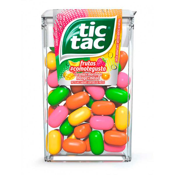 Bala Tic Tac Frutas 14,5g