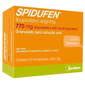 Spidufen Damasco 770Mg/G 10 Envelopes De 3G