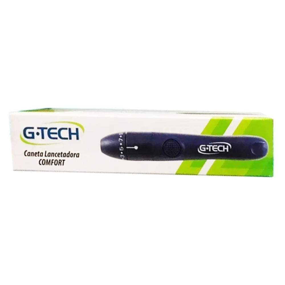 Caneta Lancetadora G-tech Long Mini 1 Unidade