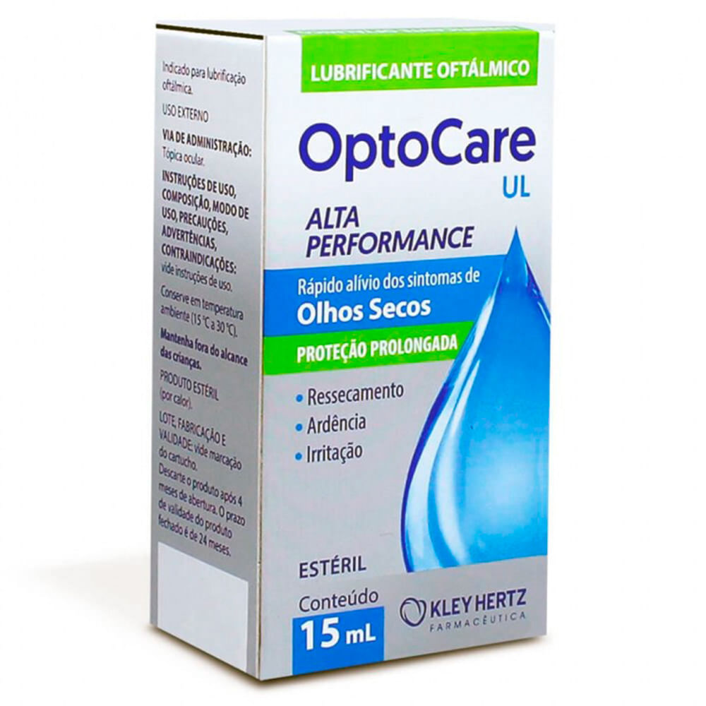 Optocare Ul Lubrificante Oftálmico 15ml