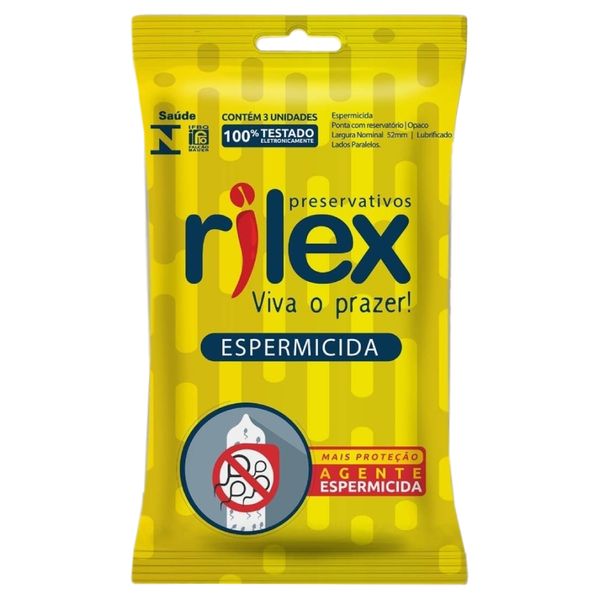 Preservativo Rilex Espermicida 3 Unidades