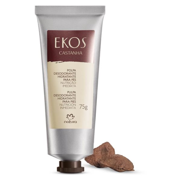 Polpa Hidratante Para Pés Natura Ekos Castanha 75g