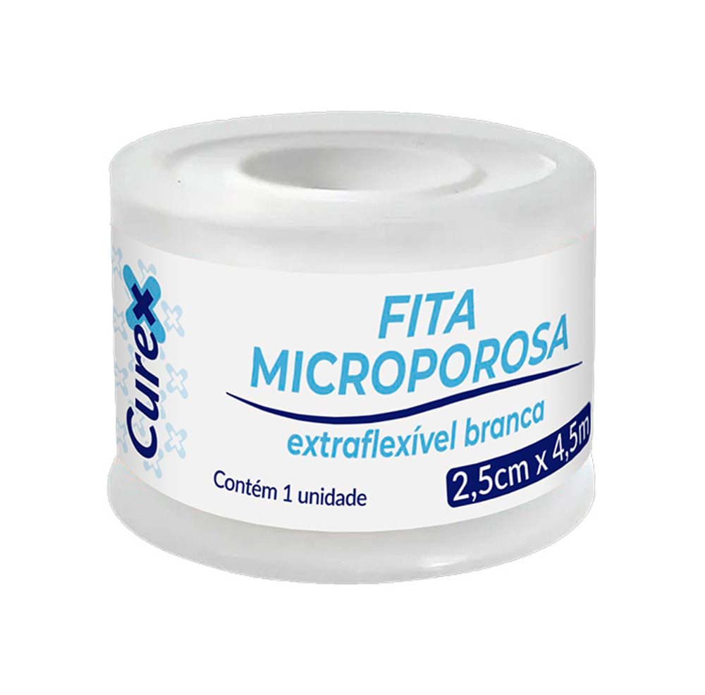 Fita Microporosa Curex Branca 2,5cmx4,5m