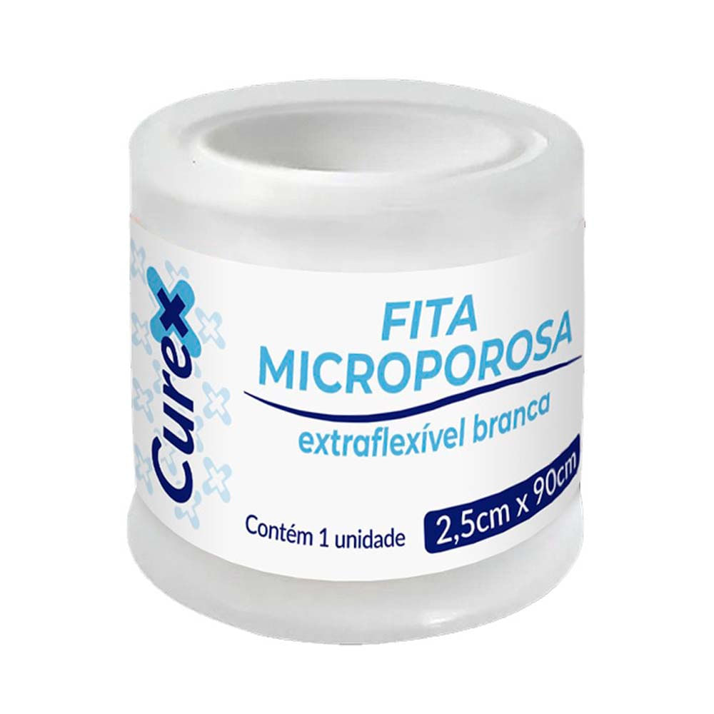 Fita Microporosa Curex Branca 2,5cmx90cm