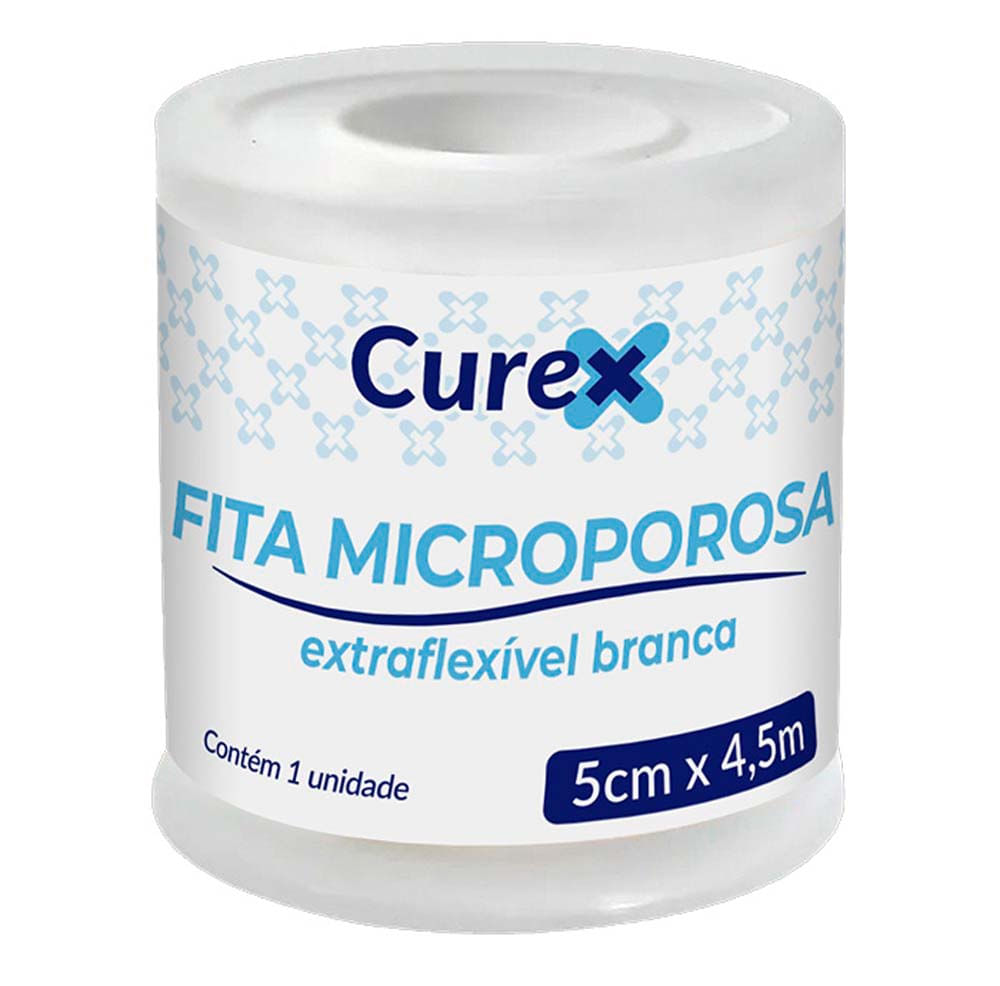 Fita Microporosa Curex Branca 5cmx4,5cm
