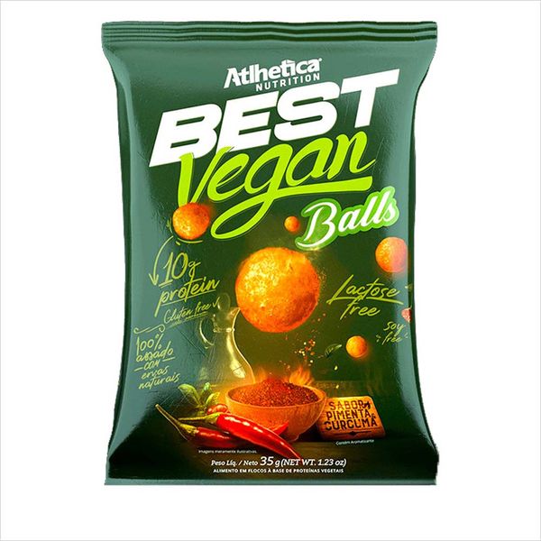 Salgadinho Atlhetica Nutrition Best Vegan Pimenta E Curcuma 35g
