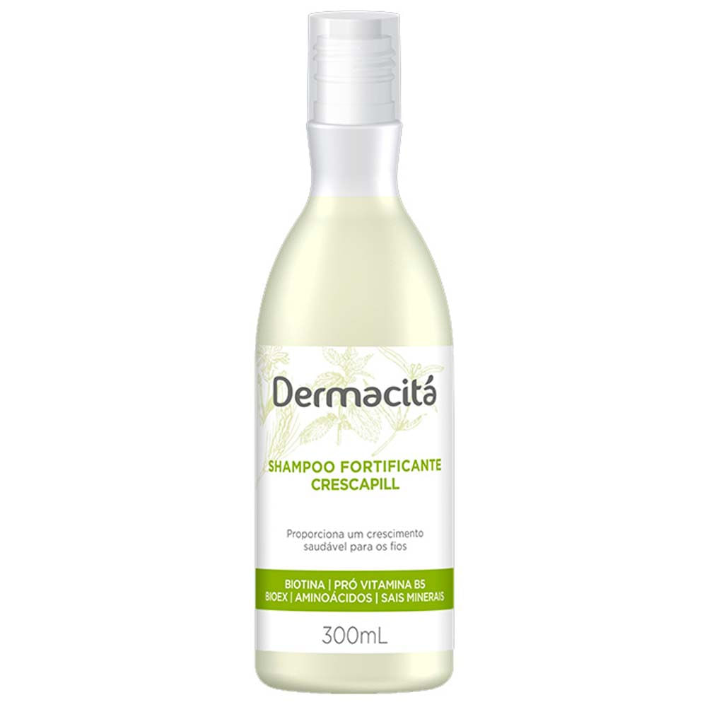 Shampoo Dermacitá Crescapill Fortificante 300ml - Imagem 2