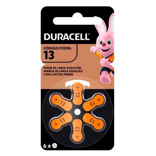 Pilha Para Aparelhos Auditivos 13 Duracell 6 Unidades