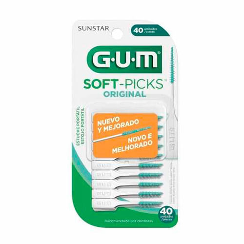 Fio Dental G.u.m Soft-picks 40 Unidades