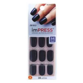 Unhas Postiças Impress Média All Fired Up 24 Unidades preço