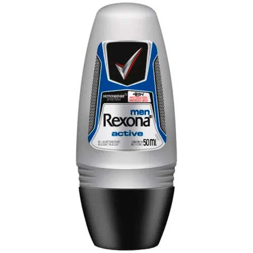 Desodorante Rexona Masculino Active Dry Roll-on 50ml