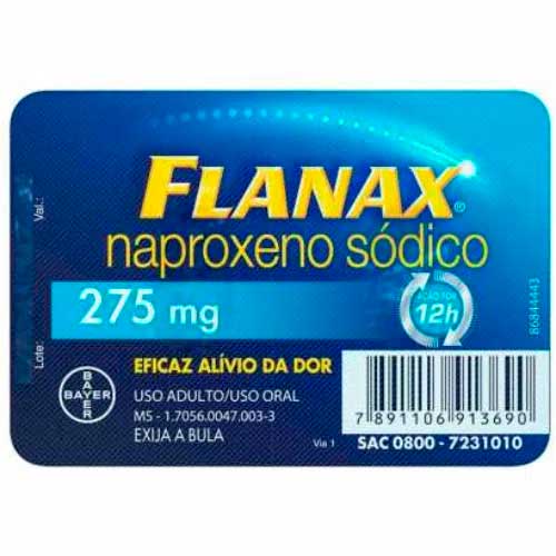 Flanax 275mg 2 Comprimidos Revestidos