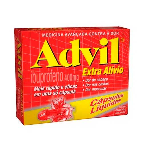 Advil 400mg 3 Cápsulas Moles