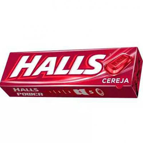 Bala Halls Cereja 34g