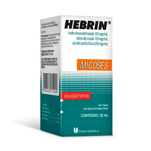Hebrin Solução Dermatológico 30ml