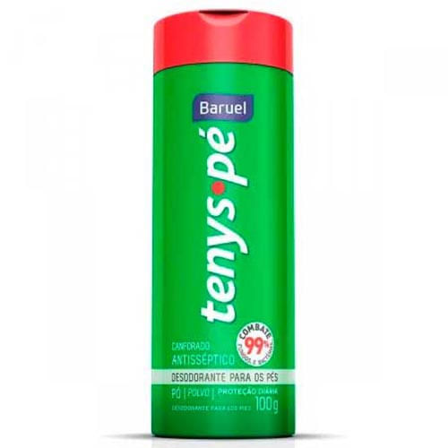 Desodorante Para Pés Em Pó Tenys Pé Baruel Canforado 100g