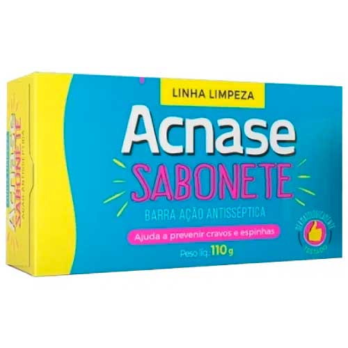 Sabonete Em Barra Acnase Ação Antisséptica 110g