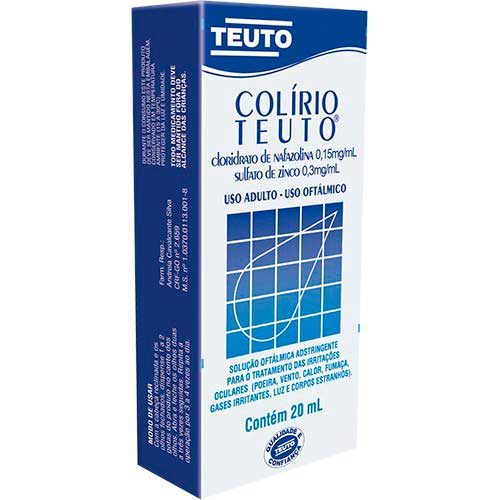 Colírio Teuto Solução Oftalmológica 20ml
