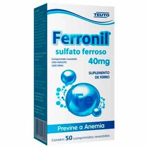 Ferronil 40Mg 50 Comprimidos