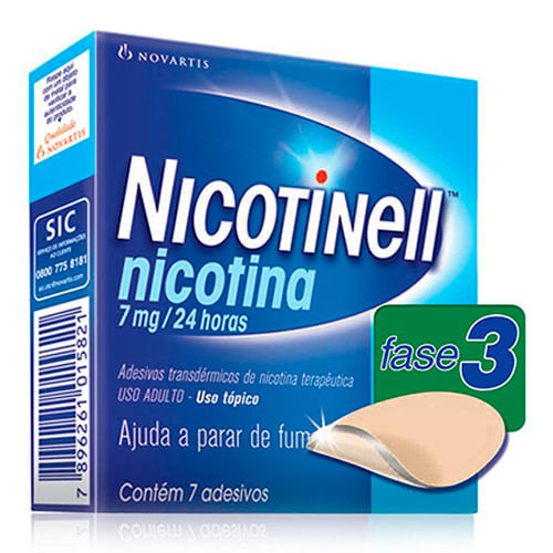 Nicotinell 7mg 7 Adesivos Transdérmicos