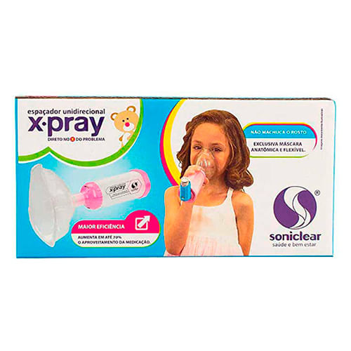 Espaçador Unidirecional Infantil Soniclear X-pray Rosa 1 Unidade