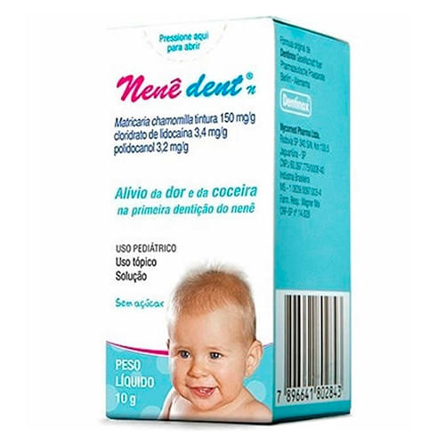 Nenê Dent Solução Bucal 10g